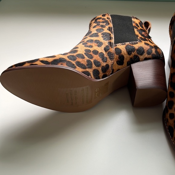 NIB Madewell Regan Boot in Leopard Calf Hair - Picture 8 of 11
